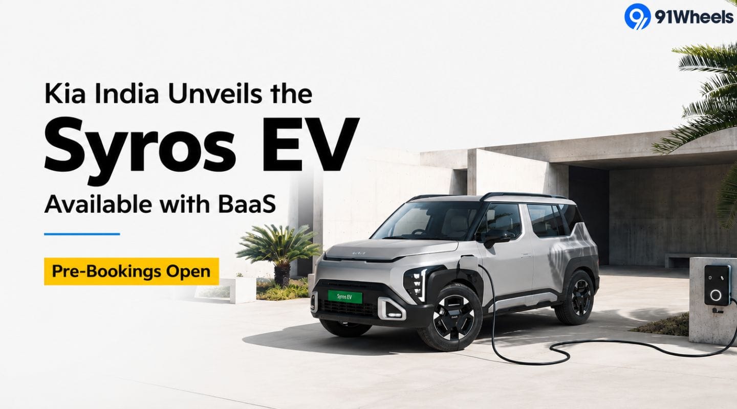 Kia India Unveils the Syros EV, Available with BaaS; Pre-Bookings Open